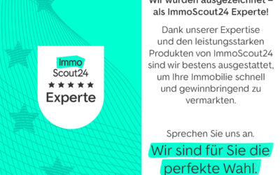 Erneut ausgezeichnet: „ImmoScout24-Experten“