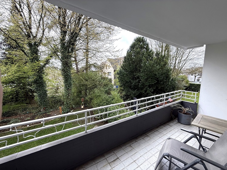 Loggia mit Grünblick