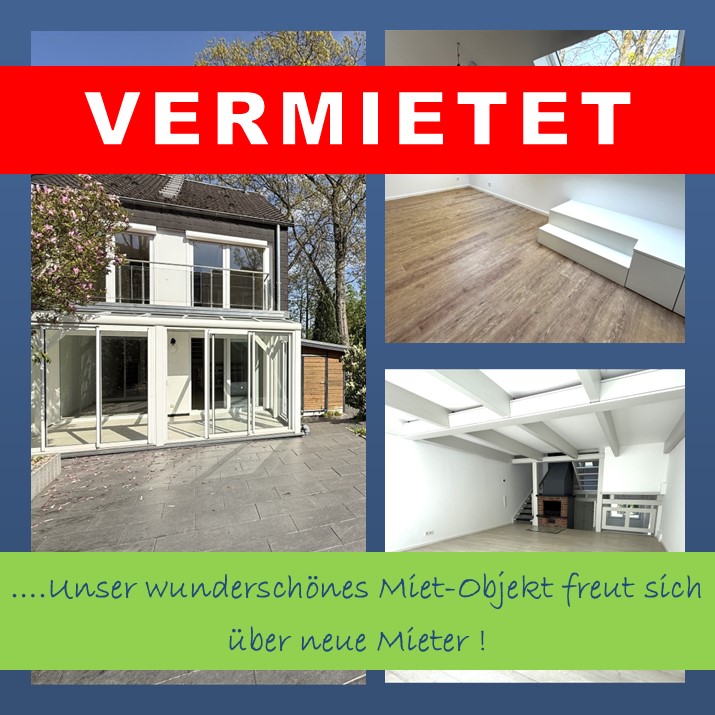 Erfolgreich vermietet !